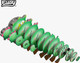 EUGY Cactus 3D Puzzle #130 - Exploded Construction View
