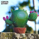 EUGY Cactus 3D Puzzle #130 - On Display - Back View
