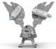 Schleich Ice Wolf Gladiator #42815 - Front View