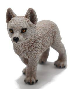 Papo Wild Animals - Arctic Wolf #50195 - White/Grey Fur Coat