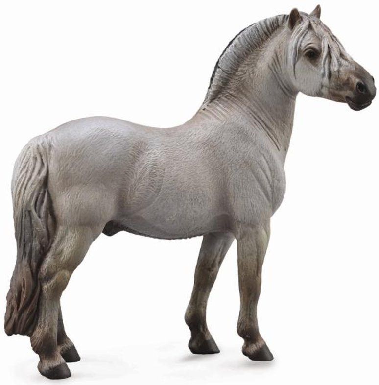CollectA Fjordhengst Spielzeugfigur – Braun, Realistische Pferdefigur
