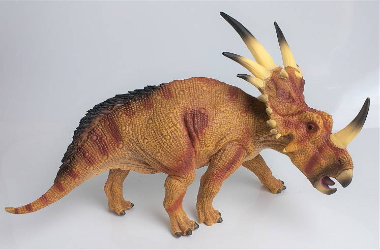 Collecta Styracosaurus Deluxe – Dinosauro Giocattolo 20,3 Cm, Dipinto A Mano, Approvato Dai Paleontologi