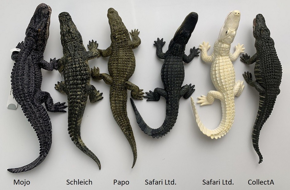 2023 Alligator Toy Comparison Picture