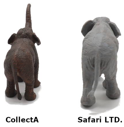 2023 Asian Elephant Calf Toy Comparison Picture Bottoms