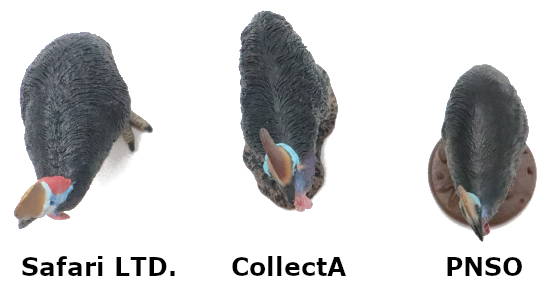 2023 Cassowary Toy Comparison Picture Tops