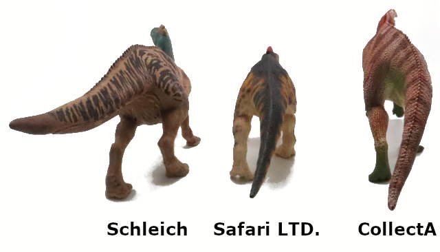 2023 Edmontosaurus Toy Buying Guide Top Picture - Backs