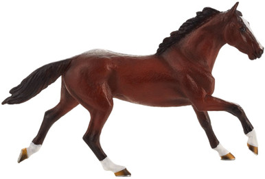 Mojo Thoroughbred #387291 - Dark Brown in Racing Stance