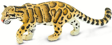 Safari Ltd. - Clouded Leopard #100239 - Blotchy Skinned Cat