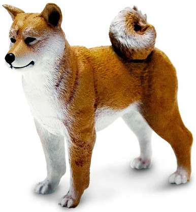 Safari Ltd. - Shiba Inu #100596 - Fox-like Face, Curled Tail