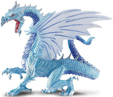 Safari Ltd. - Ice Dragon #10145 - Crystal Looking Wings