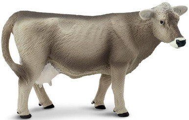 Safari Ltd. - Brown Swiss Cow #161529 -Good Milk Producer