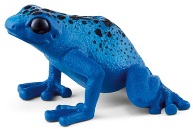 Schleich Blue Poison Dart Frog 14864 - Non Toxic Toy Version