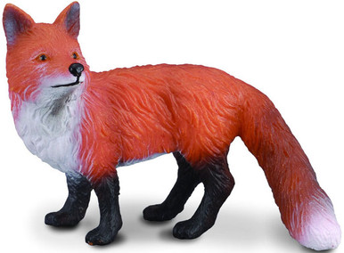 CollectA Wildlife Red Fox #88001 Bright Red Coloring