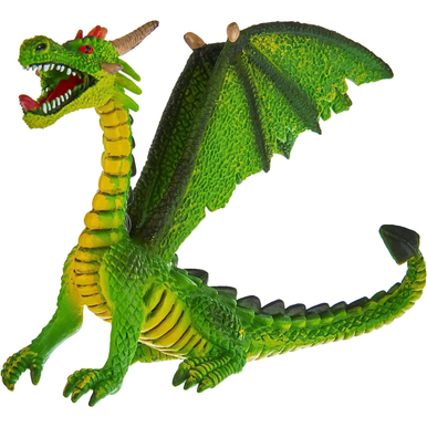 Figurine Dragon à deux têtes orange - Bullyland Forêt enchantée pas cher