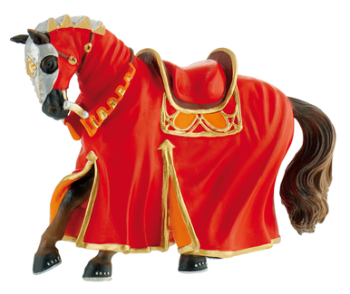 Bullyland - Tournament Horse in Red #80768