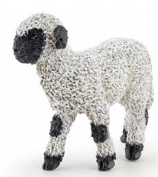 Papo Valais Black Nose Lamb #51193 - Beautiful speckled feathers