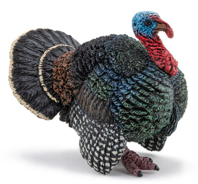 Papo Turkey #51195 Beautiful iridescent feathers