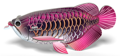 EUGY Asian Arowana 3D Puzzle #118 - Colorful Amazon Fish