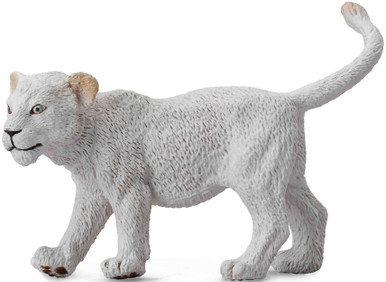 CollectA Figura De León Blanco – Réplica A Escala De 14 Cm, Pintada A Mano, Ideal Para Coleccionistas Y Fines Educativos