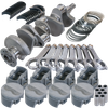 Eagle Chrysler RB 4.150in Crank 6.760in H-Beam -8cc Flat Top 4.375in Pistons Balanced Assembly - B21201055
