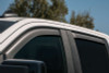 EGR 2019 Chevy 1500 Crew Cab In-Channel Window Visors - Dark Smoke - 571691