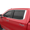 EGR 2019 Chevy 1500 Double Cab In-Channel Window Visors - Matte - 571895