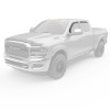 EGR 19-23 Ram 2500/3500 In-Channel Window Visors Front/Rear Set Matte Black Crew Cab - 572865