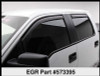EGR 04-13 Ford F150 Crew Cab In-Channel Window Visors - Set of 4 - Matte (573395) - 573395