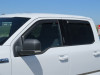 EGR 15+ Ford F150 Crew Cab In-Channel Window Visors - Set of 4 - Matte (573495) - 573495