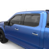 EGR 15+ Ford F150 Crew Cab In-Channel Window Visors - Set of 4 - Matte (573495) - 573495
