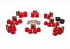 Energy Suspension 2016 Mazda Miata Red Rear Control Arm Bushing Set - 11.3112R