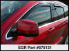 EGR 11+ Jeep Grand Cherokee In-Channel Window Visors - Set of 4 - 575131