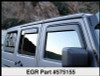 EGR 07-13 Jeep Wrangler JK In-Channel Window Visors - Set of 4 - Matte (575155) - 575155