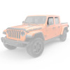 EGR 2018 jeep Wrangler JL SlimLine In-Channel WindowVisors Set of 4 - Dark Smoke - 575251