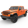 EGR 2018 jeep Wrangler JL SlimLine In-Channel WindowVisors Set of 4 - Dark Smoke - 575251