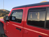 EGR 2018 Jeep Wrangler JL SlimLine In-Channel WindowVisors Set of 4 - Matte Black - 575255
