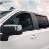 EGR 2019 Chevy 1500 Double Cab Tape-On Window Visors - Set of 4 Dark Smoke - 641891