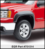 EGR 07-13 GMC Sierra LD 6-8ft Bed Rugged Look Fender Flares - Set (751514) - 751514