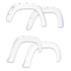 EGR 14+ Chev Silverado 6-8ft Bed Bolt-On Look Color Match Fender Flares - Set - Summit White - 791574-GAZ