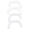 EGR 14+ Chev Silverado 6-8ft Bed Bolt-On Look Color Match Fender Flares - Set - Summit White - 791574-GAZ
