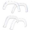 EGR 14+ Chev Silverado 6-8ft Bed Bolt-On Look Color Match Fender Flares - Set - Summit White - 791574-GAZ