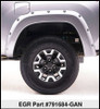 EGR 15+ GMC Sierra HD Bolt-On Look Color Match Fender Flares - Set - FF Switchblade Silver - 791684-GAN
