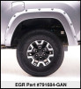 EGR 15+ GMC Sierra HD Bolt-On Look Color Match Fender Flares - Set - FF Switchblade Silver - 791684-GAN