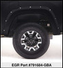 EGR 15+ GMC Sierra HD Bolt-On Look Color Match Fender Flares - Set - Black - 791684-GBA