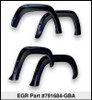 EGR 15+ GMC Sierra HD Bolt-On Look Color Match Fender Flares - Set - Black - 791684-GBA