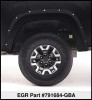 EGR 15+ GMC Sierra HD Bolt-On Look Color Match Fender Flares - Set - Black - 791684-GBA
