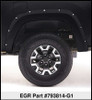 EGR 11-15 Ford Super Duty Bolt-On Look Color Match Fender Flares - Set - Carbon Black - 793814-G1