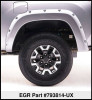 EGR 11-15 Ford Super Duty Bolt-On Look Color Match Fender Flares - Set - Ingot Silver - 793814-UX