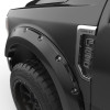 EGR 2017 Ford Super Duty Bolt-On Look Color Match Fender Flares - Set - Shadow Black - 793914-G1