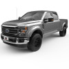 EGR 2017 Ford Super Duty Bolt-On Look Color Match Fender Flares - Set - Ingot Silver - 793914-UX